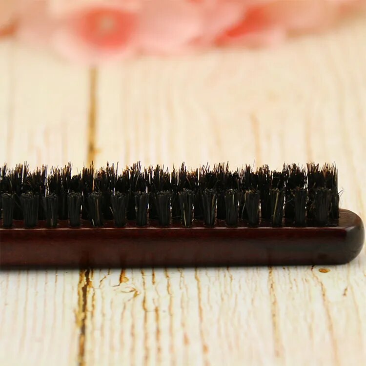 Professional Salon Boar Bristle Wood Hairbrush - LUX MANE HAIR by Mese