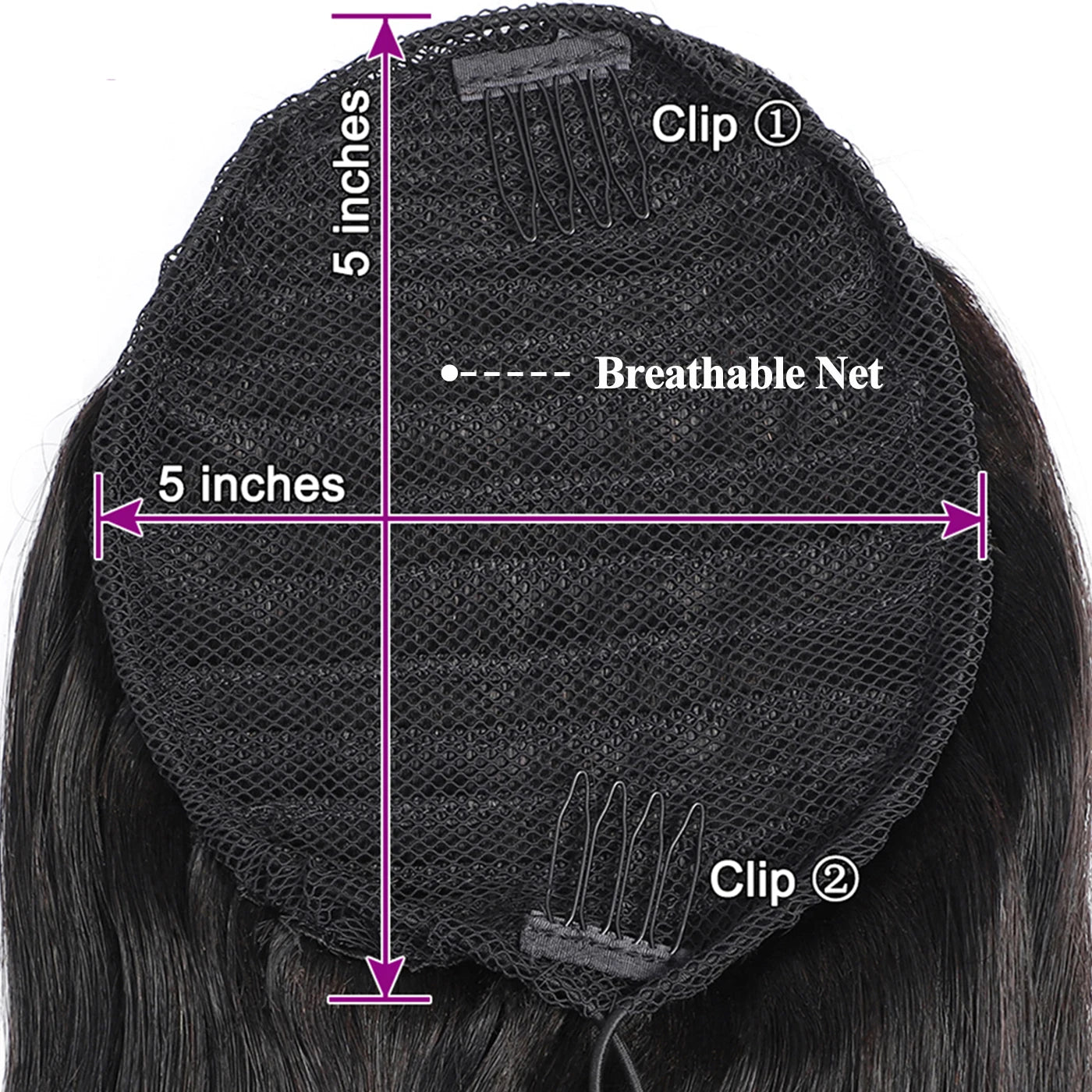Luxe Lisa Ponytail Extension - Instant Volume and Length - LUX MANE HAIR by Mese