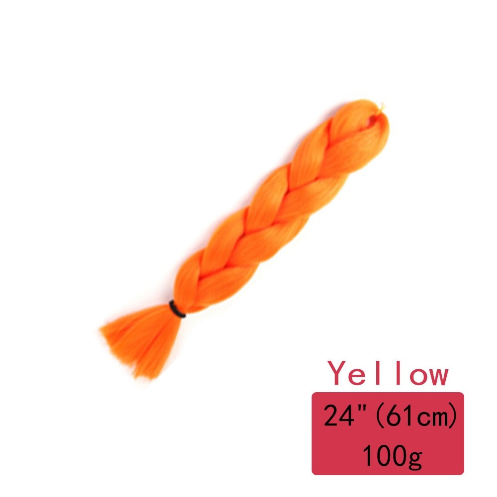 Colorful Ombre Synthetic Braiding Hair Extensions