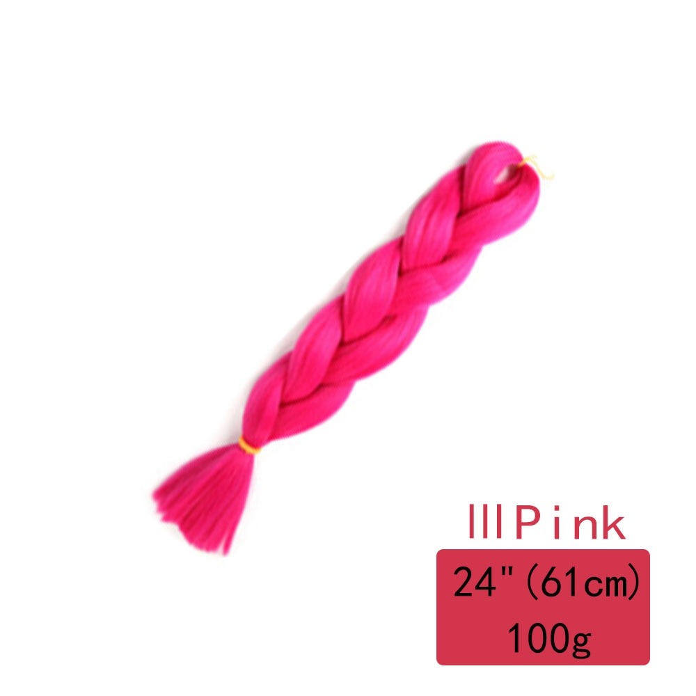 Colorful Ombre Synthetic Braiding Hair Extensions