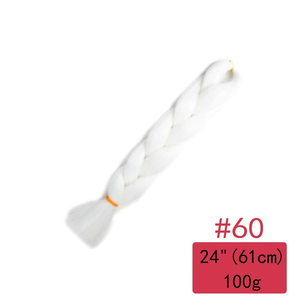 Colorful Ombre Synthetic Braiding Hair Extensions