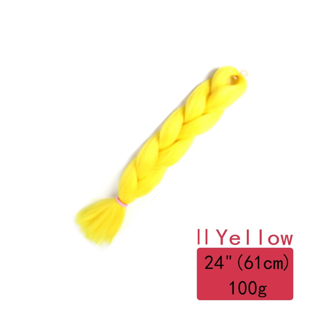 Colorful Ombre Synthetic Braiding Hair Extensions