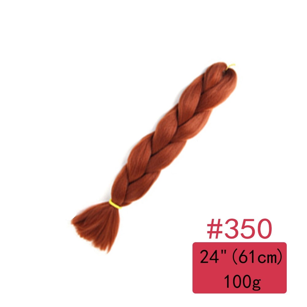 Colorful Ombre Synthetic Braiding Hair Extensions
