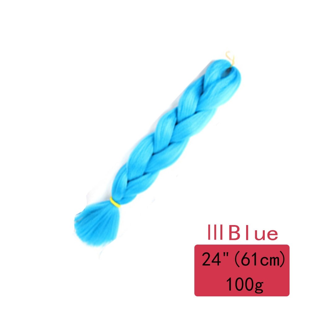 Colorful Ombre Synthetic Braiding Hair Extensions