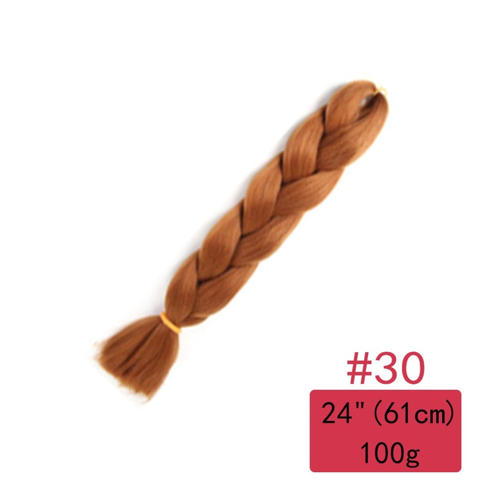 Colorful Ombre Synthetic Braiding Hair Extensions