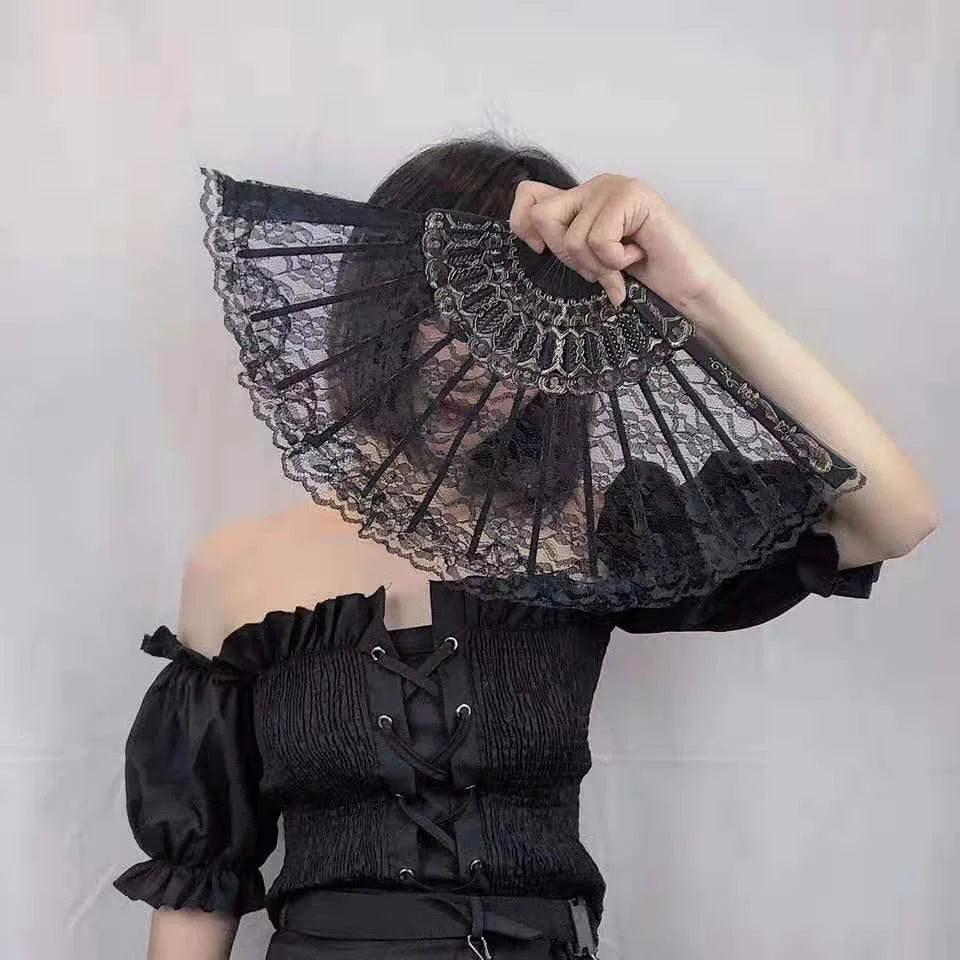 Chinese Lace Dance Fan