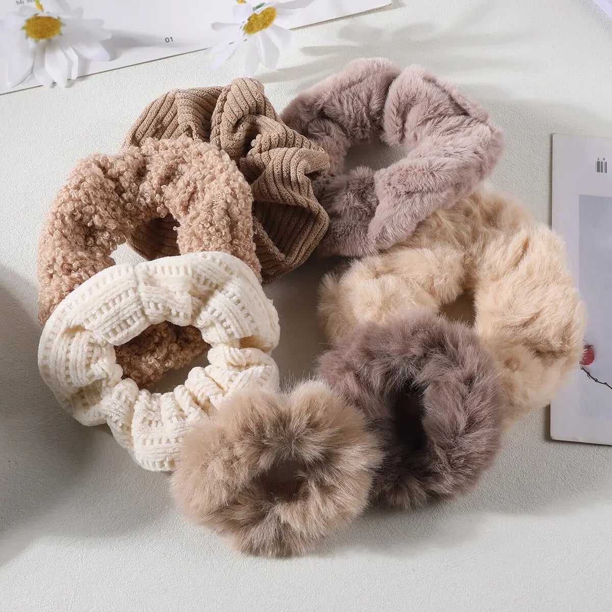 7 Pcs Hair Scrunchie