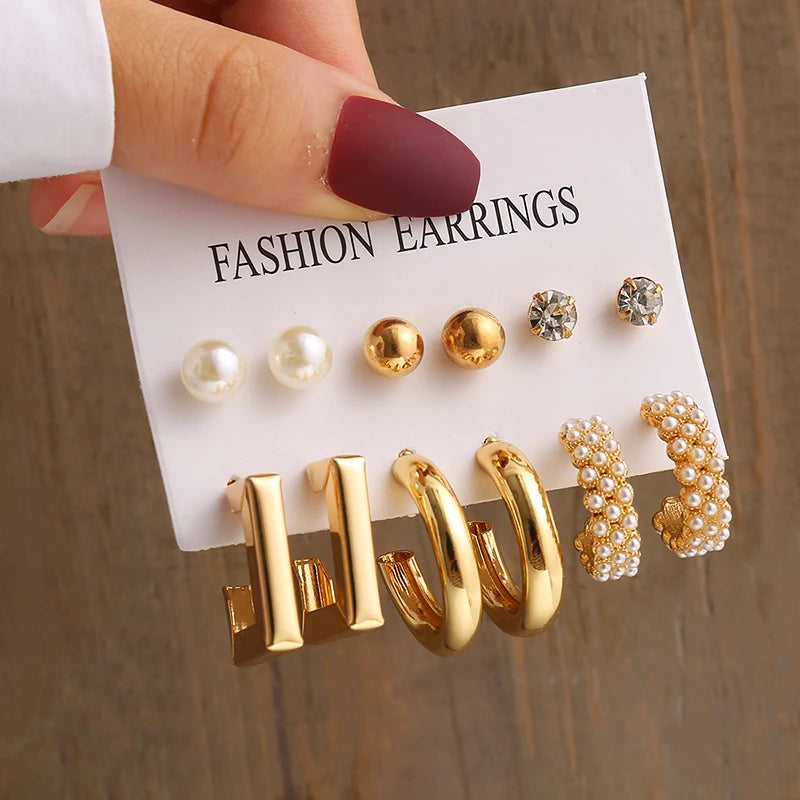 Pearl Dangling Earring Mix
