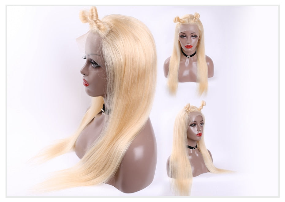Honey Blonde Straight Wig - LUX MANE HAIR by Mese