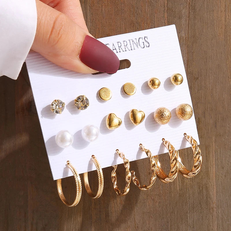 Pearl Dangling Earring Mix