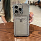 Clear Card Slot IPhone Case