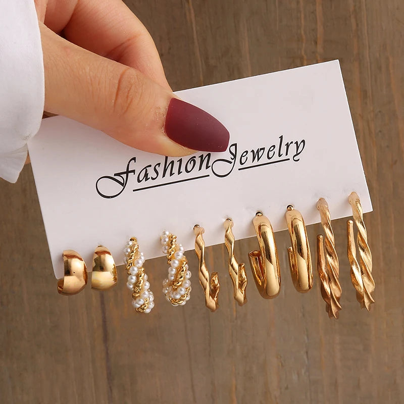 Pearl Dangling Earring Mix
