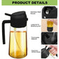 1-2PCS 2in1 Olive Oil Dispenser Bottle 500ml Plastic Oil Sprayer Cooking Oil Spray Tank BBQ Baking Picnic Kitchen Tools for Home - LUX MANE HAIR by Mese