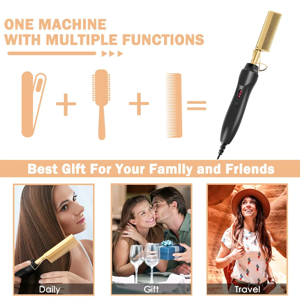 Hair Straightener Flat Iron - LUX MANE HAIR by Mese