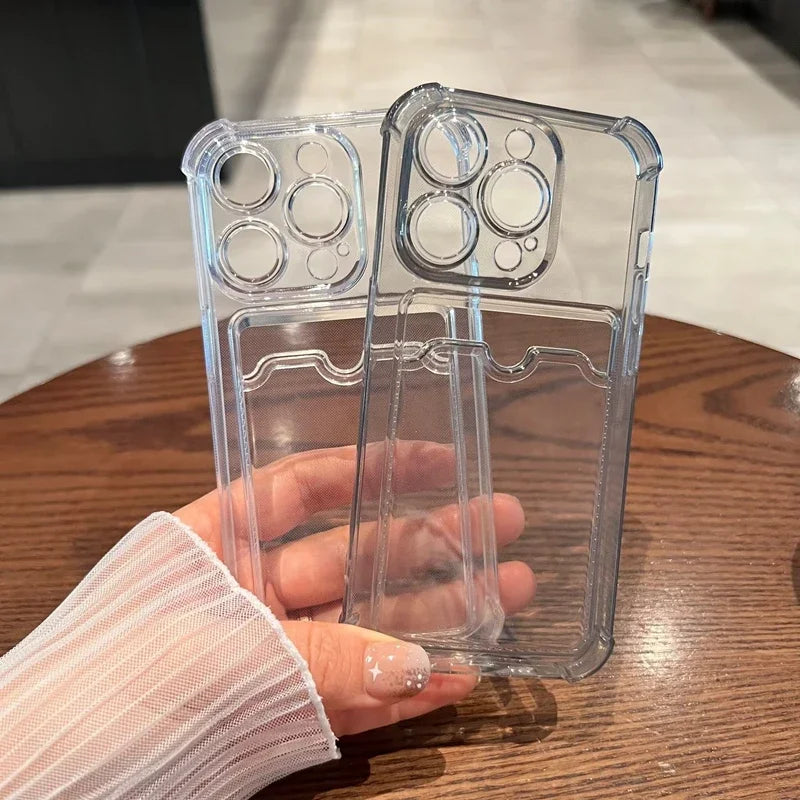 Clear Card Slot IPhone Case