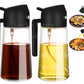 1-2PCS 2in1 Olive Oil Dispenser Bottle 500ml Plastic Oil Sprayer Cooking Oil Spray Tank BBQ Baking Picnic Kitchen Tools for Home - LUX MANE HAIR by Mese