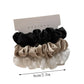 3Pcs Set Silk Satin Scrunchies - LUX MANE HAIR by Mese
