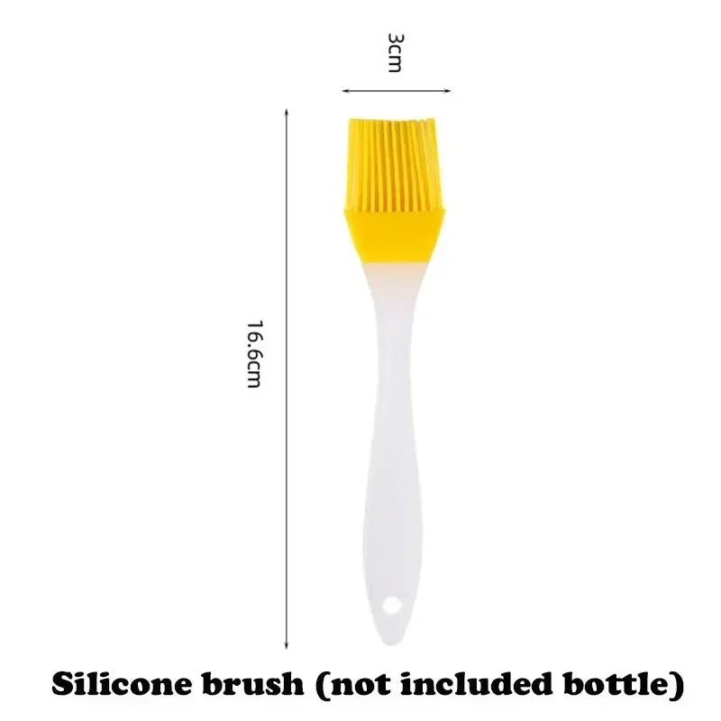 1-2PCS 2in1 Olive Oil Dispenser Bottle 500ml Plastic Oil Sprayer Cooking Oil Spray Tank BBQ Baking Picnic Kitchen Tools for Home - LUX MANE HAIR by Mese