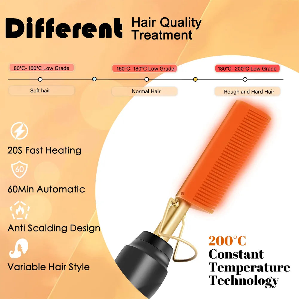 Hair Straightener Flat Iron - LUX MANE HAIR by Mese