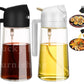 1-2PCS 2in1 Olive Oil Dispenser Bottle 500ml Plastic Oil Sprayer Cooking Oil Spray Tank BBQ Baking Picnic Kitchen Tools for Home - LUX MANE HAIR by Mese