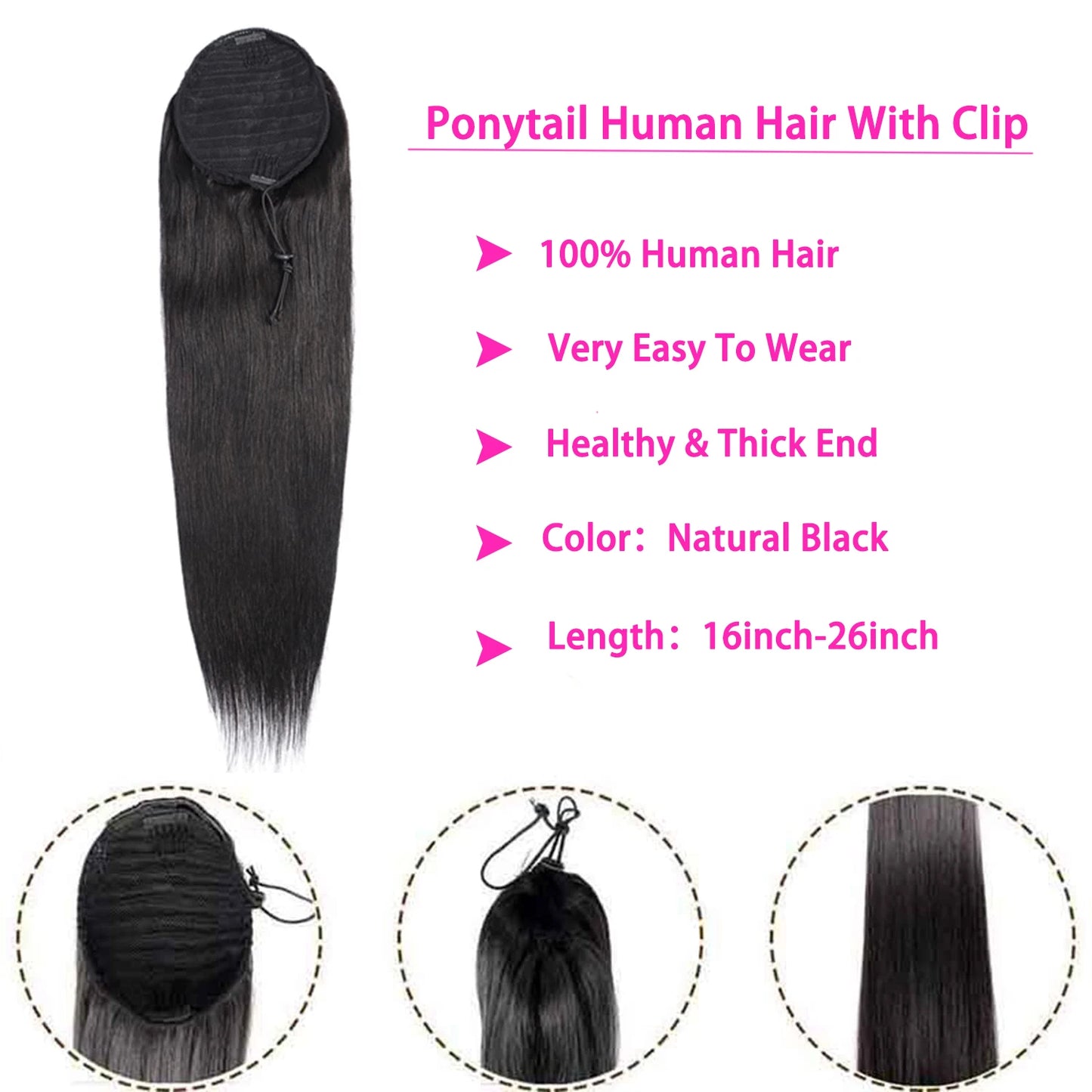 Luxe Lisa Ponytail Extension - Instant Volume and Length - LUX MANE HAIR by Mese