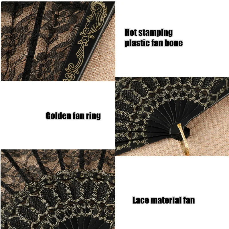 Chinese Lace Dance Fan