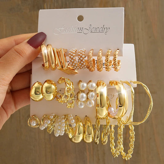 Pearl Dangling Earring Mix