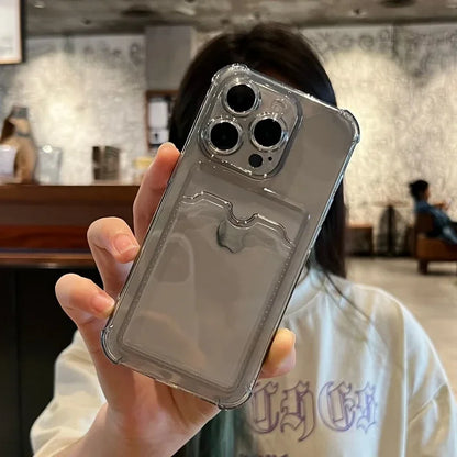 Clear Card Slot IPhone Case