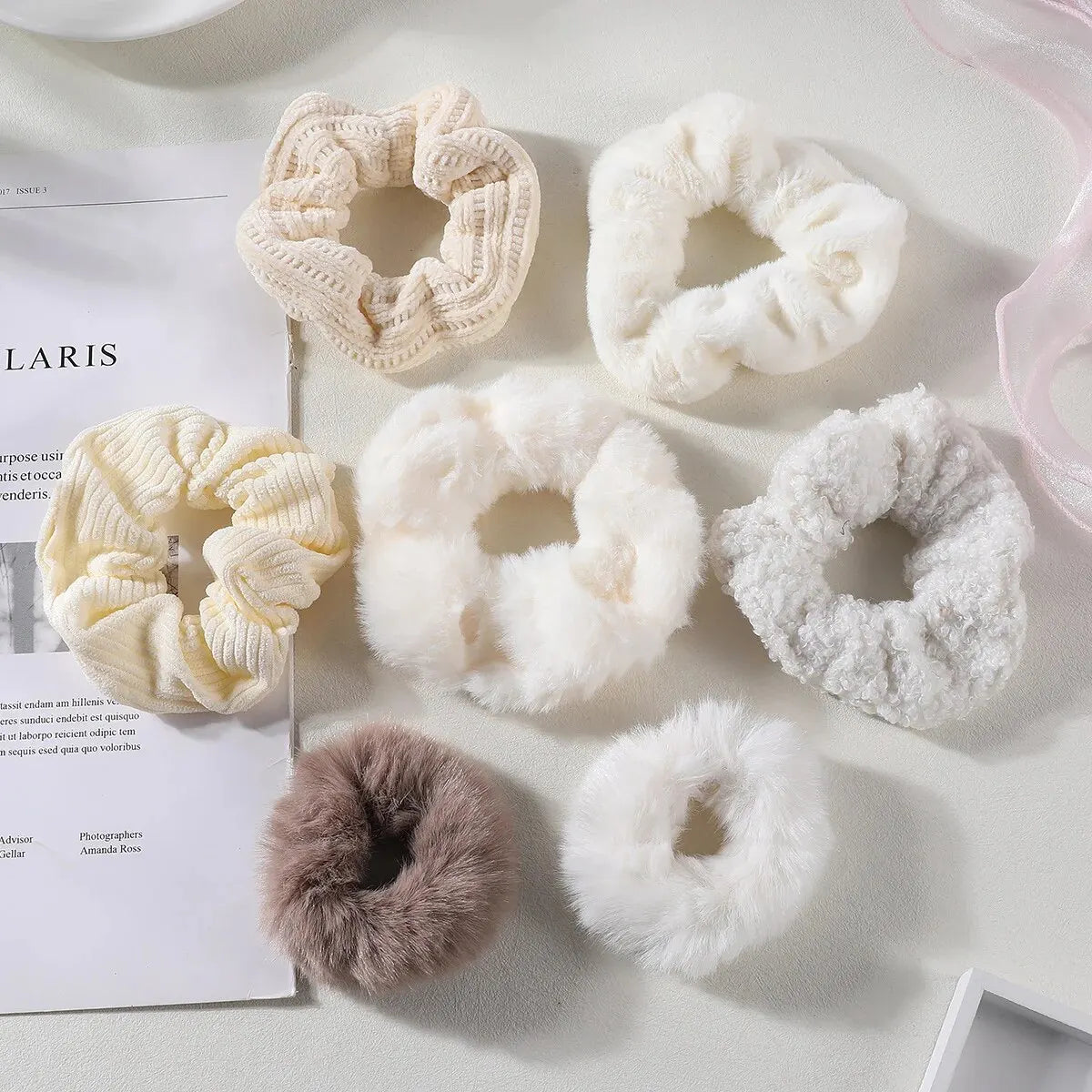 7 Pcs Hair Scrunchie