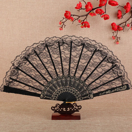 Chinese Lace Dance Fan