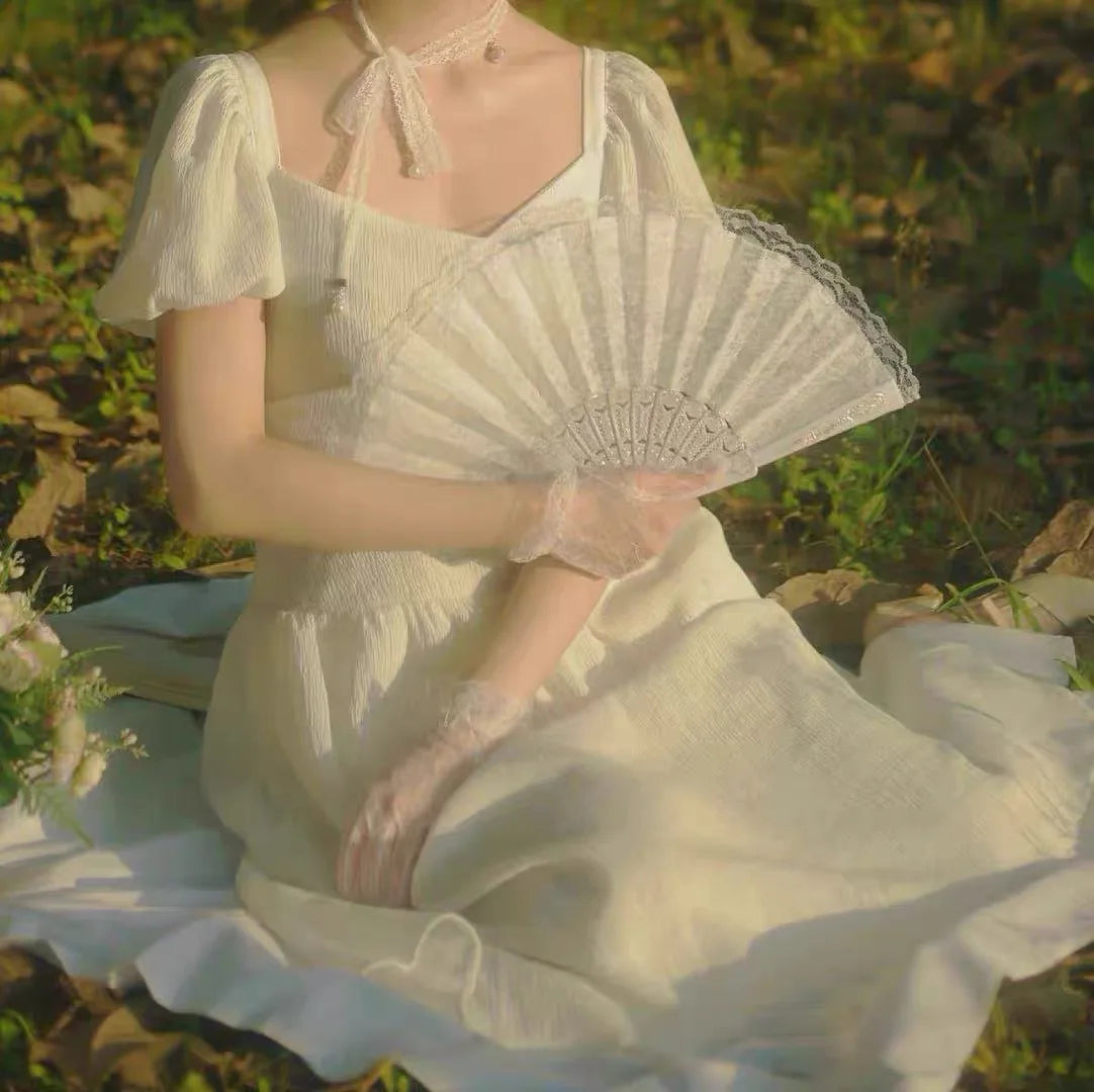 Chinese Lace Dance Fan