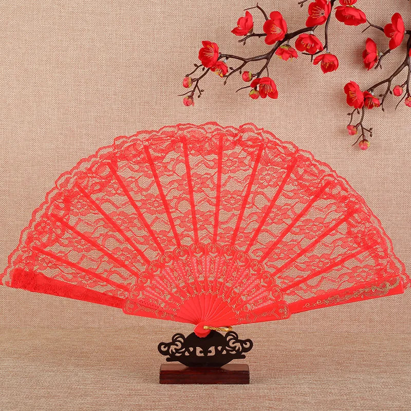 Chinese Lace Dance Fan
