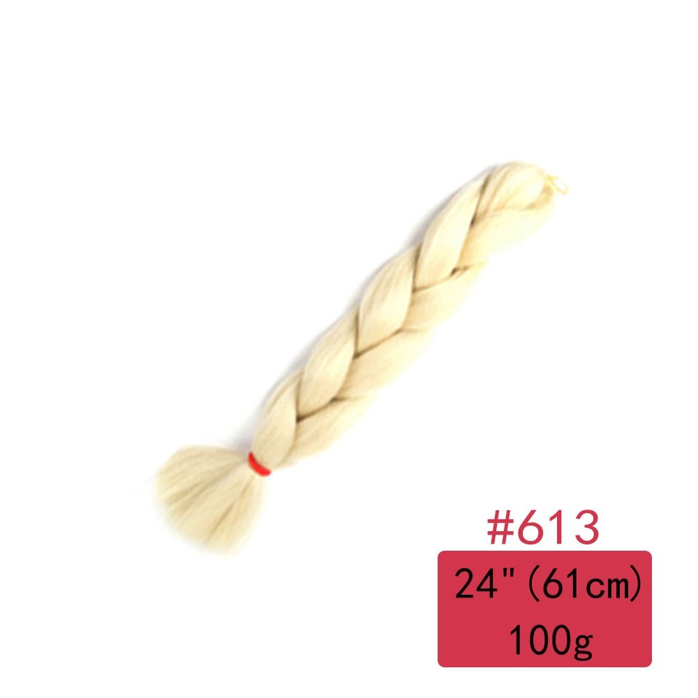 Colorful Ombre Synthetic Braiding Hair Extensions
