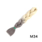Colorful Ombre Synthetic Braiding Hair Extensions