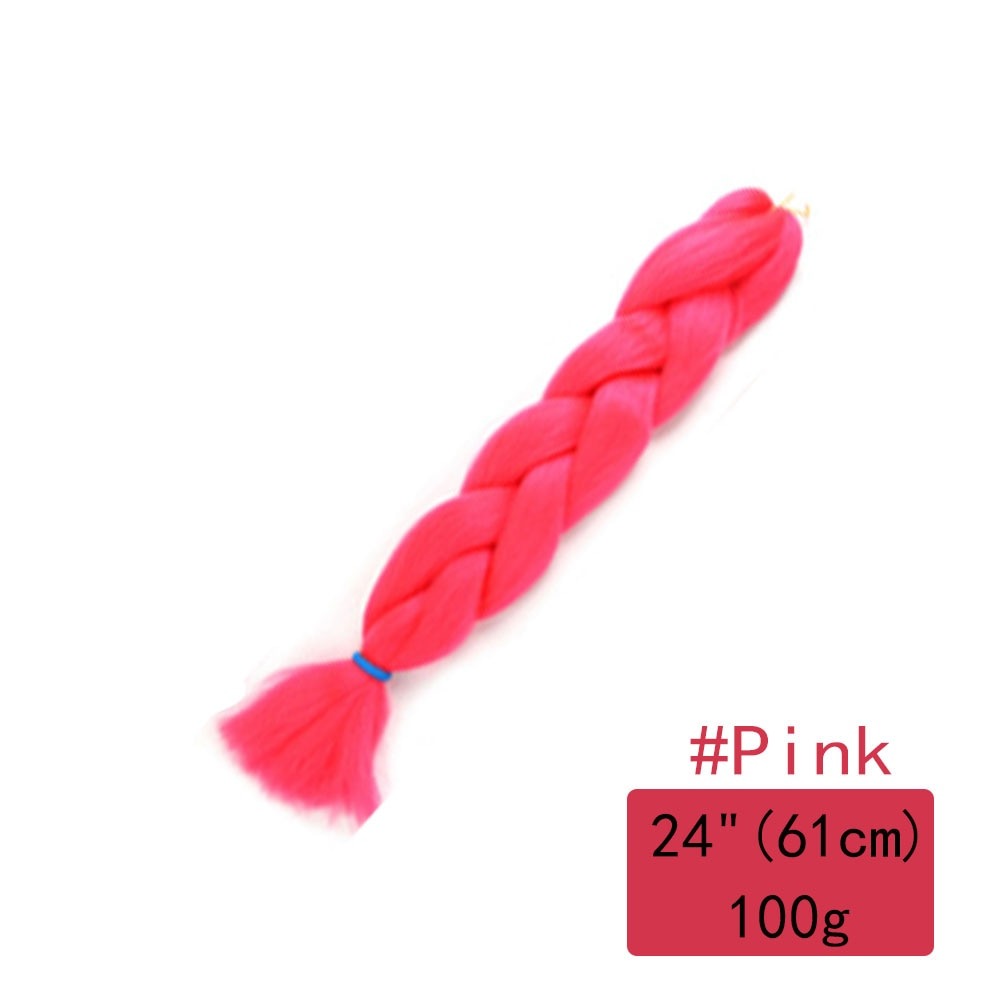 Colorful Ombre Synthetic Braiding Hair Extensions