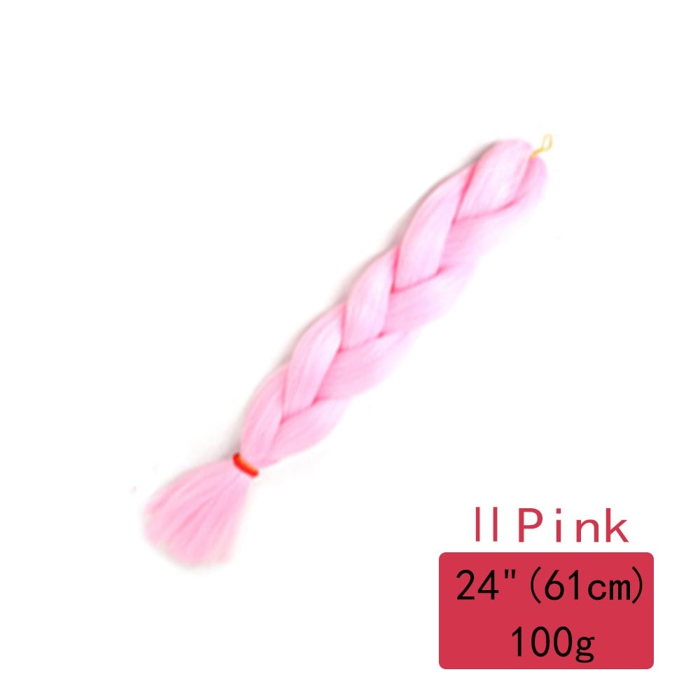 Colorful Ombre Synthetic Braiding Hair Extensions