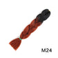 Colorful Ombre Synthetic Braiding Hair Extensions