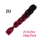 Jumbo Ombre Braiding Extensions