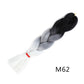 Colorful Ombre Synthetic Braiding Hair Extensions