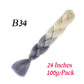Jumbo Ombre Braiding Extensions