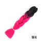 Colorful Ombre Synthetic Braiding Hair Extensions