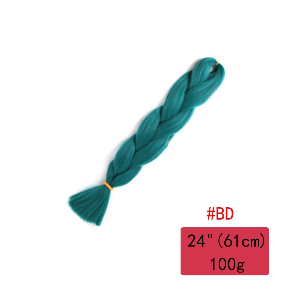 Colorful Ombre Synthetic Braiding Hair Extensions