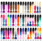 Colorful Ombre Synthetic Braiding Hair Extensions