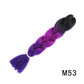 Colorful Ombre Synthetic Braiding Hair Extensions