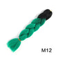 Colorful Ombre Synthetic Braiding Hair Extensions