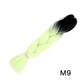 Colorful Ombre Synthetic Braiding Hair Extensions