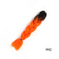 Colorful Ombre Synthetic Braiding Hair Extensions