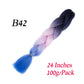 Jumbo Ombre Braiding Extensions