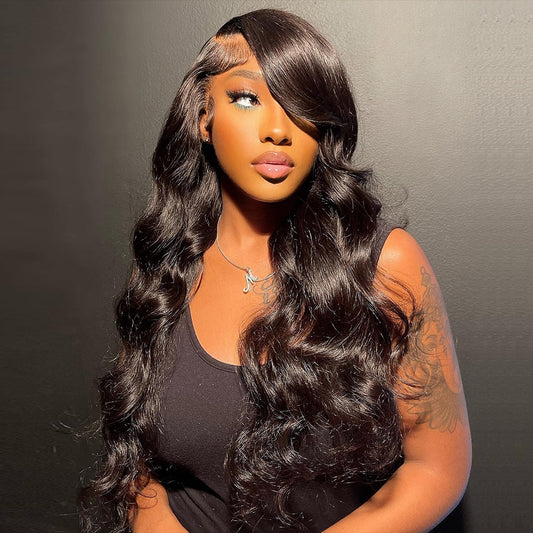 Luxury Locks: Kendras Human Hair Body Wig in Natural Color - LUX MANE HAIR by Mese