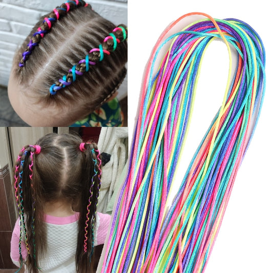 Vibrant Hair Ropes Set - Colorful Hair Accessories in Assorted Shades - LUX MANE HAIR by Mese
